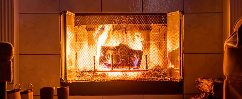 Mendota Hearth Landscape Fireplace Installation in Ventura, California