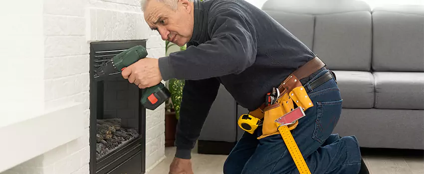 New Indoor Fireplace Installation in Ventura, California
