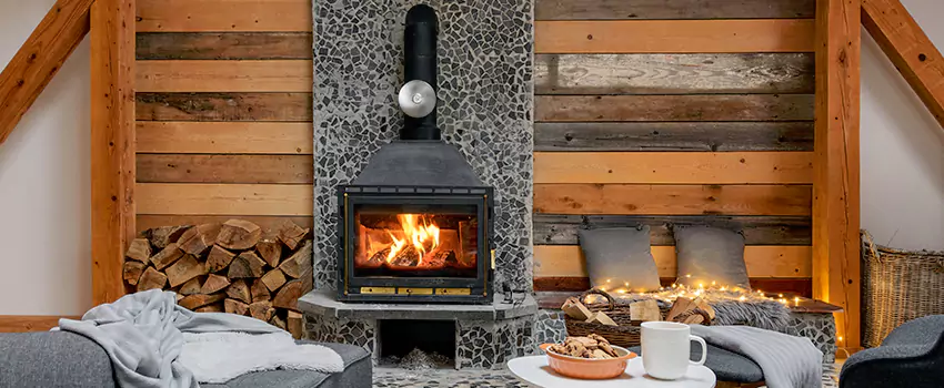 Thelin Hearth Products Direct Vent Gas Stove Fireplace Inspection in Ventura, California